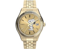 Timex Legacy x Peanuts TW2V47300 Horloge - Staal - Goudkleurig - Ø 32 mm