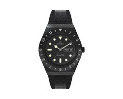 Timex Q Reissue TW2U61600 Horloge - Staal - Zwart - Ø 38 mm