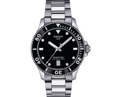 Tissot Seastar 1000 Heren horloge - 40 mm - Staal Zwart T1204101105100