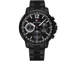 Tommy Hilfiger 1791529 Landon horloge Heren - Zwart - RVS 44 mm