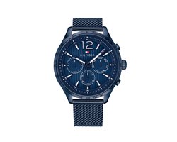 Tommy Hilfiger TH1791471 Horloge - Staal - Blauw - 46 mm