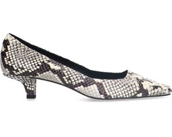 Manfield - Dames - Leren slangenprint pumps - Maat 37