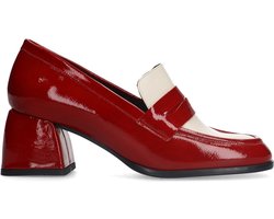 Manfield - Dames - Rode lakleren pumps - Maat 36