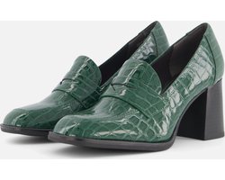 Tamaris Trotteur Pumps groen Textiel - Dames - Maat 36