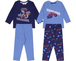 2x Nickelodeon marineblauwe Blaze pyjama