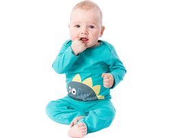 Amantes baby Pyjama jongens mint/groen - Dino - maat 74/80