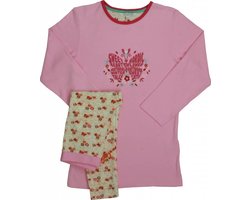 Angelfish Meisjes Pyjama - 100% Katoen - Licht Roze - Maat 98