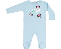 Baby romper boxpakje - Minnie Mouse - Bio Katoen - Blauw - 12 maanden (74 cm)