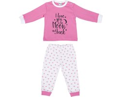 Beeren Baby pyjama "To the Moon" Roze maat 74/80