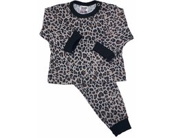 Beeren Bodywear Leopard Bruin/Zwart Maat 62/68 Pyjama 24-425-000-P151-62/68