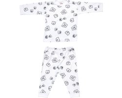 Beeren Bodywear Unisex Pyjama Bear - Wit - Maat 62/68