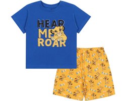 Blauw-gele jongenspyjama met korte mouwen, SIMBA The Lion King - DISNEY