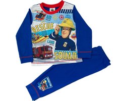 Brandweerman Sam pyjama - maat 86/92 - Fireman Sam pyama Rescue Squad - blauw