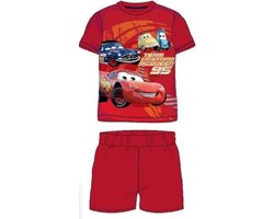 Cars pyjama - maat 92 - Lightning McQueen shortama - katoen - rood