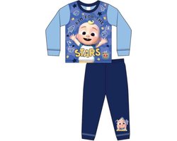 Cocomelon pyjama - blauw - CoCo Melon pyama Aim for the Stars - maat 80/86