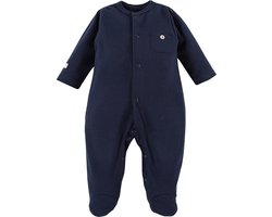 Eevi - Boxpakje/Slaappakje/Pyjama/Onesie - Donker Blauw - Maat 56 - 0 t/m 2 maanden