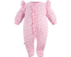 Eevi - Boxpakje/Slaappakje/Pyjama/Onesie - Kleine aardbeien - Maat 56 - 0 t/m 2 maanden