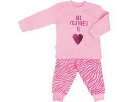 Frogs and Dogs - Pyjama All You Need - Roze - Maat 98 - Meisjes