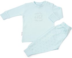 Frogs and Dogs - Pyjama Basic met Borduursel - Blauw - Maat 68 - Jongens