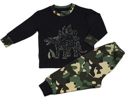 Frogs and Dogs - Pyjama Dino - Zwart - Maat 68 - Jongens