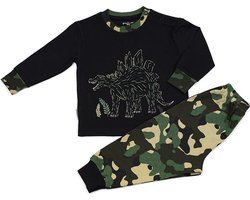 Frogs and Dogs - Pyjama Dino - Zwart - Maat 92 - Jongens