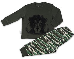 Frogs and Dogs - Pyjama Lion - Groen - Maat 68 - Jongens