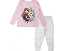 Frozen pyjama - katoen - pyjamaset - Elsa - Anna - roze - maat 92 - 2 jaar