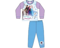 Frozen pyjama - maat 86/92 - Frozen "Follow your Dreams" pyama - blauw met paars