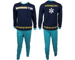 Fun2Wear Dierenambulance Pyjama Blauw maat 164