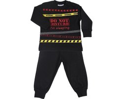 Fun2Wear Do not Distrub Pyjama Zwart maat 128