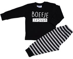 Fun2Wear - Pyjama Boefje - Zwart - Maat 62 -