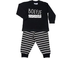 Fun2Wear - Pyjama Boefje - Zwart - Maat 92 -