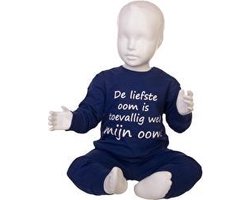 Fun2Wear Pyjama De liefste Oom is toevallig wel mijn oom Kobalt maat ,128