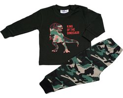 Fun2Wear - Pyjama Dino - Groen - Maat 68 - Jongens