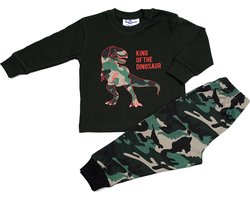 Fun2Wear - Pyjama Dino - Groen - Maat 98 -