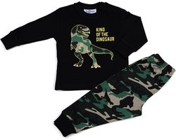 Fun2Wear - Pyjama Dino - Zwart - Maat 92 - Jongens