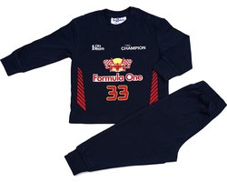 Fun2Wear Pyjama Formule 1 Verstappen - Navy - Maat 74