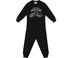 Fun2Wear - Pyjama Kids Dino Club | Zwart meisjes jongens - Katoen - Maat 104