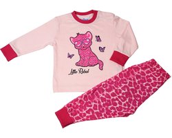 Fun2Wear - Pyjama Little Rebel - Roze - Maat 104 - Meisjes