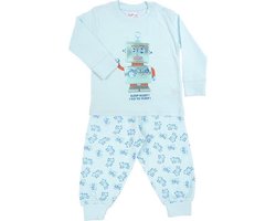 Fun2Wear Pyjama Robot Go to Sleep Blauw maat 62