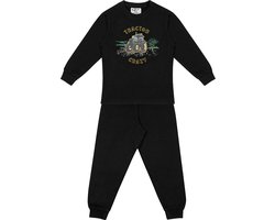 Fun2Wear - Pyjama Tractor Crazy - Zwart - Maat 86 -