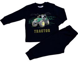 Fun2Wear - Tractor | Zwart meisjes jongens - Katoen - Maat 68