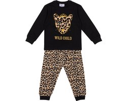 Fun2Wear - Wild Child | Zwart meisjes jongens - Katoen - Maat 68