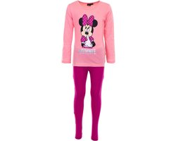 Kinderpyjama - Minnie Mouse - Roze/Fuchsia - Maat 92