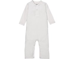 Lodger Baby Jumpsuit 56 Wit Ademend Katoen Jumper Seersucker