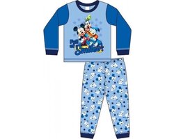 Mickey Mouse pyjama - blauw - Mickey / Donald Duck / Pluto pyama - maat 80