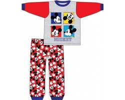 Mickey Mouse pyjama - maat 80 - blauw / rood / grijs - Mickey pyama