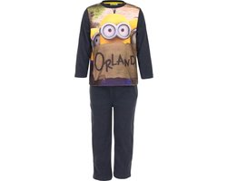 Minions - 2-delige Pyjama-set - Model "Orland" - Grijs / Multi-kleur - 104 cm - 4 jaar