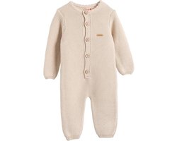 Minora gebreide baby kleding jongens-Unisex boxpakje- Baby kleding meisjes- Maat 62/ 1-3 Maanden-Newborn overalls winter- Baby kleding jongens-Beige-Kraamcadeau - Babyshower Cadeau-Sinterklaas cadeautjes