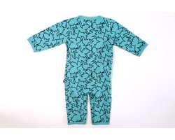 MXM Baby boxpak- Blauw- met Print- Katoen- Newborn- Onesie- Prematuur- Turquoise- Maat 56